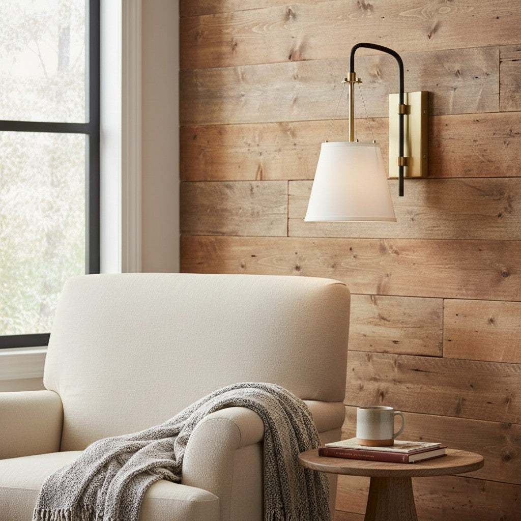 Isabella Moderne Metalen Wandlamp met Linnenlook9.webp__PID:c6861ce1-a150-4b7d-a19f-cf4cd445229a