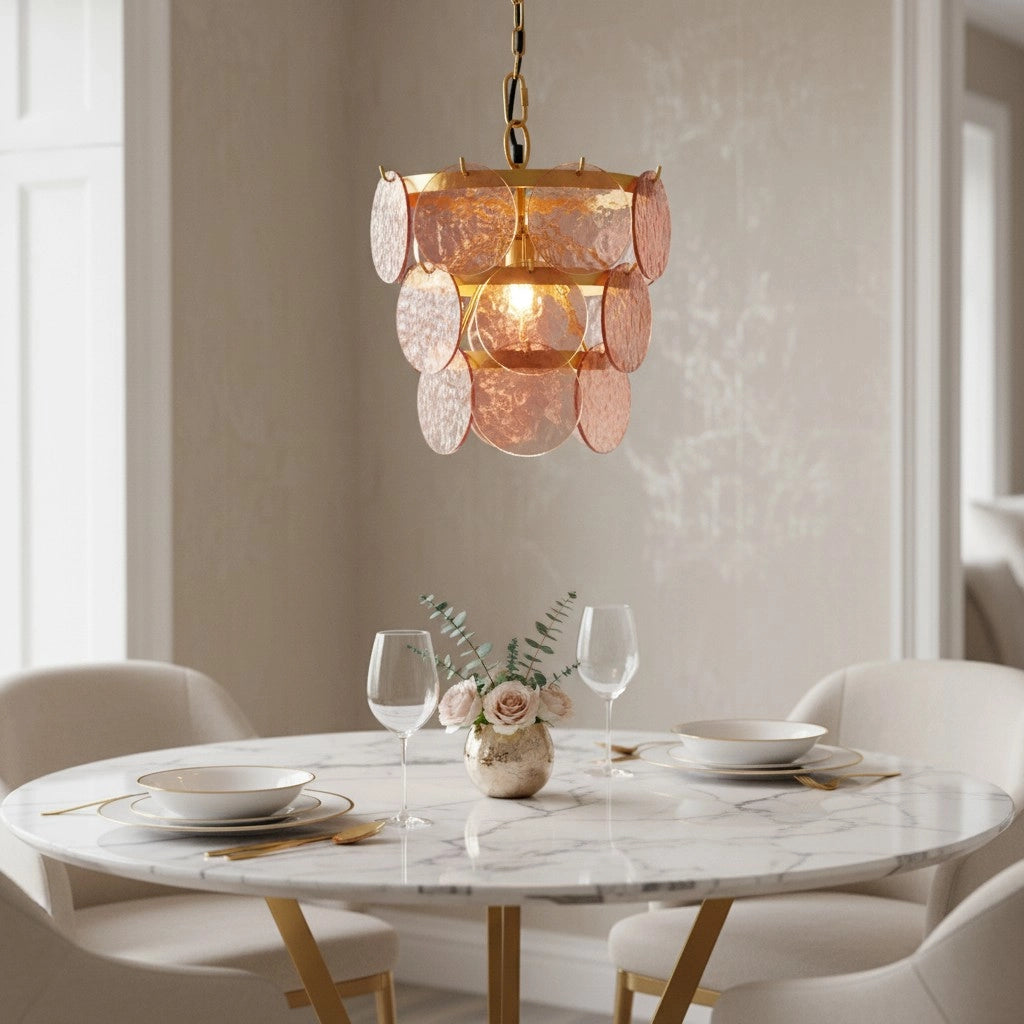 Brage luxe glazen gelaagde schelpkroonluchter7.webp__PID:4676ee3f-0ccf-452d-b385-fef075f8e1f1