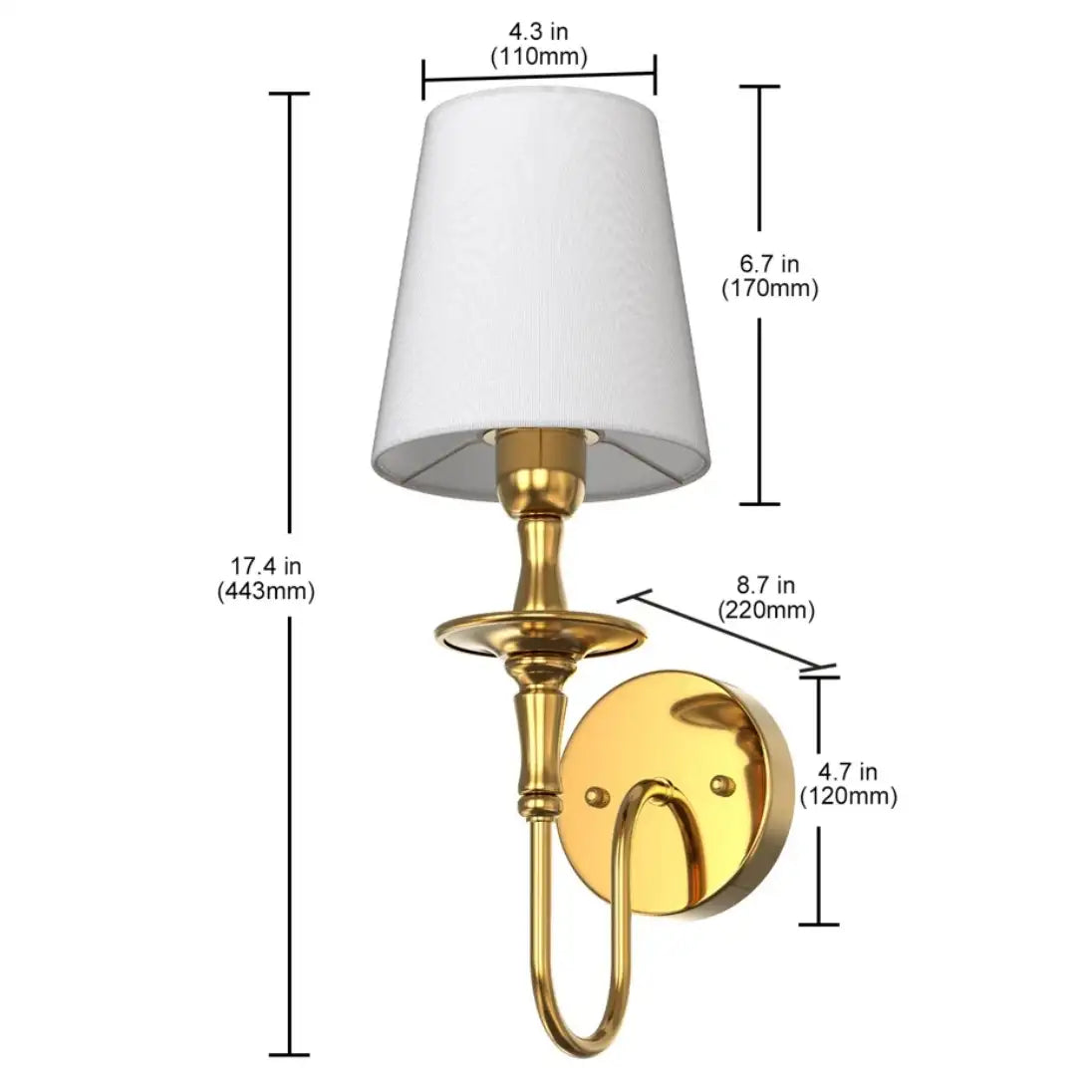 Xanthe Applique da parete con braccio curvo oro classico retròcc.webp__PID:a56f3ccb-cafa-4781-93b1-02d1d671e5c8
