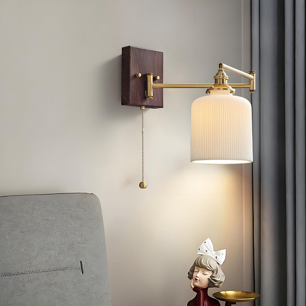 Lámpara de pared con brazo oscilante de cerámica retro Aurora6.webp__PID:40c178ff-3fc1-4534-9669-d2fbcdefbc5d
