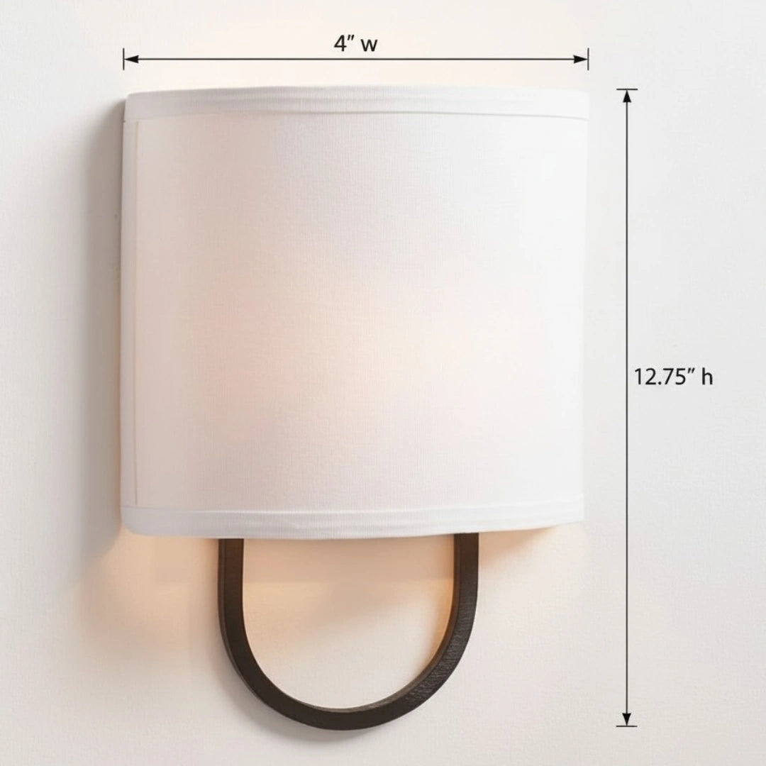 Edena Modern Fabric Shade Metal Wall Sconce size.webp__PID:d079cbfd-bbeb-4733-824c-68457d8eebf3