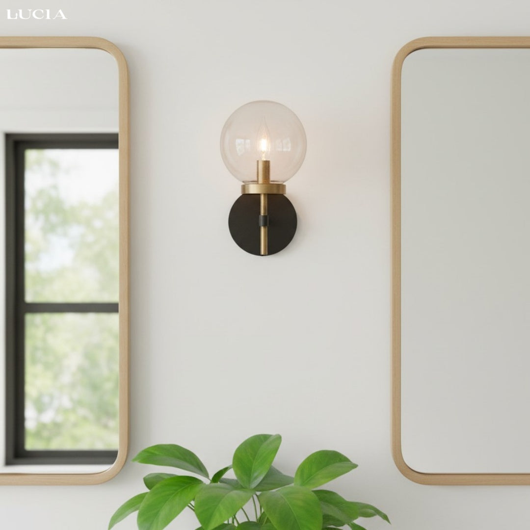 Artemis Moderne Industriële Bolvormige Wandlamp van Helder Glas (5).jpg__PID:b5c0611e-0849-4d46-abe2-51f22b33f32d