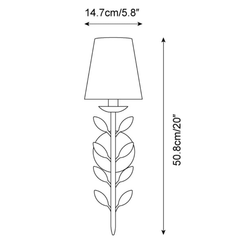 Asher moderne bladvormige metalen wandlamp maat.webp__PID:45b7fc87-e3be-4ca7-80e9-3c47310fc109