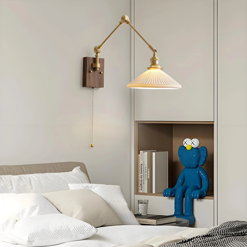 Lámpara de pared con brazo oscilante de cerámica retro Aurora11.webp__PID:c1253496-69d2-4bcd-afbc-5dc8e5760bd5