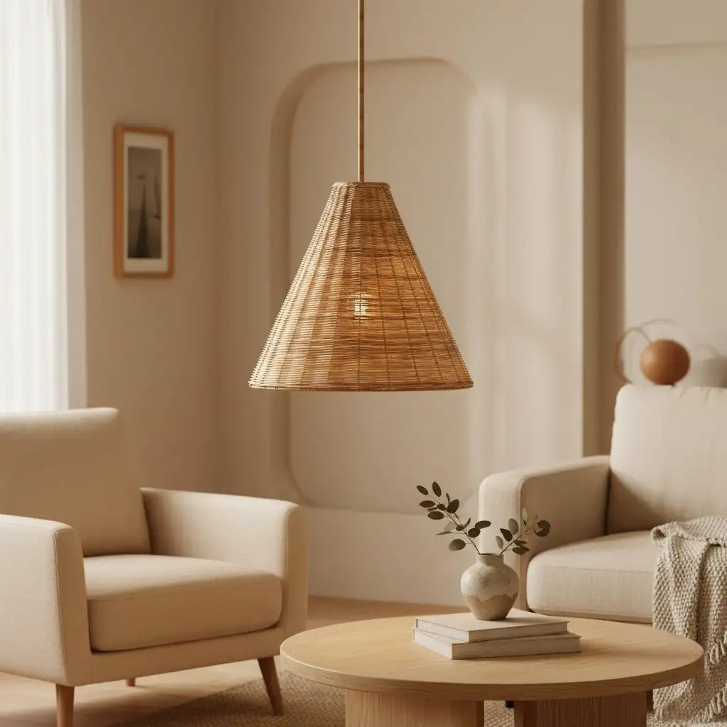 Ilario Rustiek Geweven Rotan Kegel Hanglamp11.webp__PID:4e508fba-581d-47e7-a7a7-7b845ffa181b