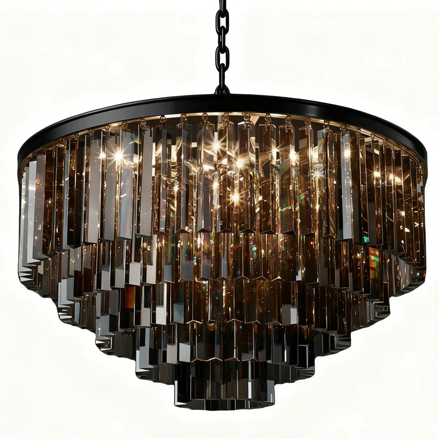 Kira Vintage Luxus Metall Kristall Trommel Kronleuchter sku12.webp__PID:080e5969-5143-4955-bc95-f12450582af1